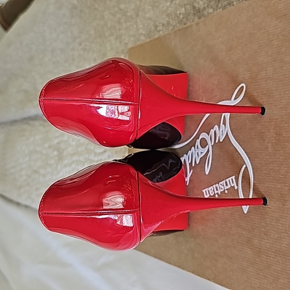 Louboutin Size 10/40 Very Prive Degrade Black/Red - Picture 4 of 8